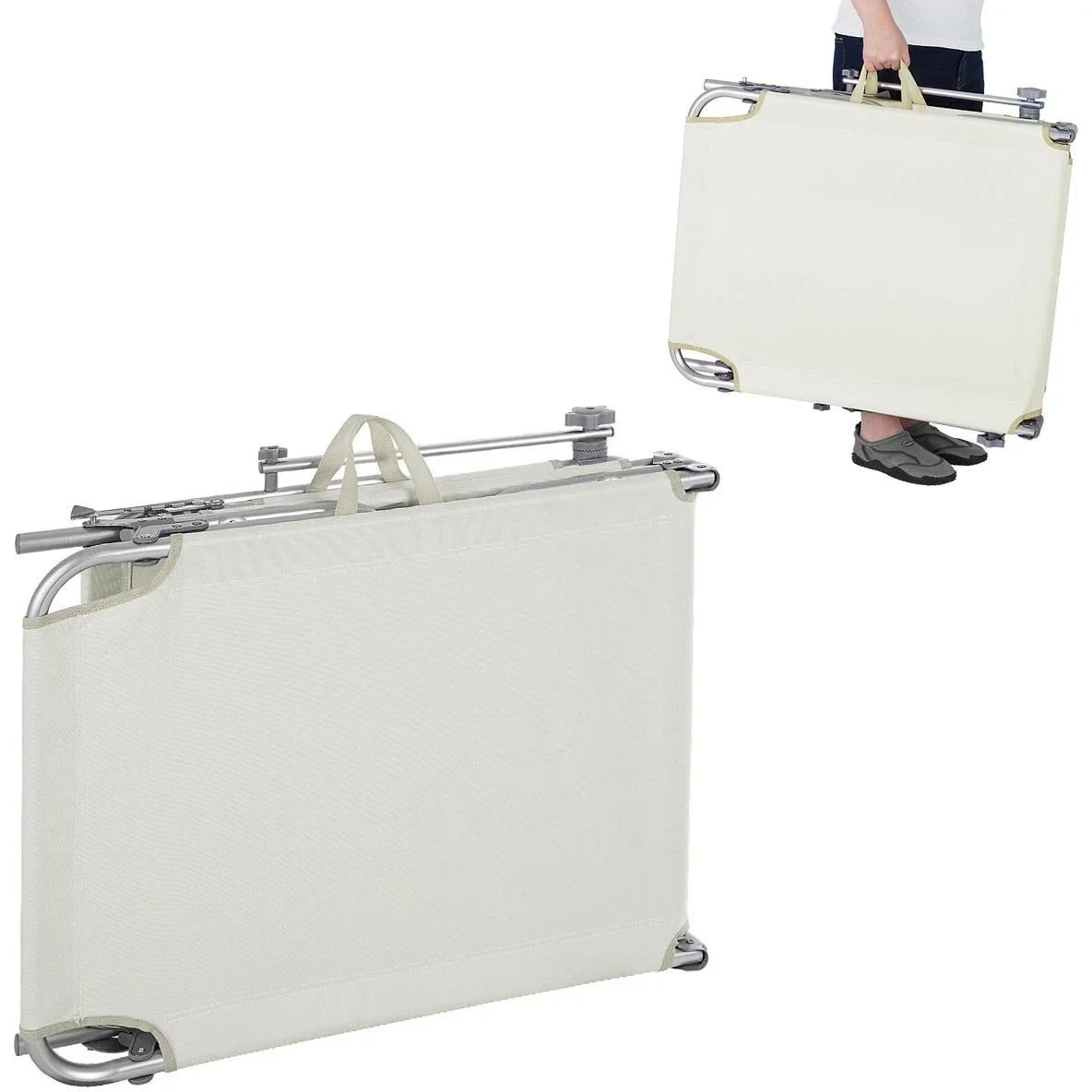 Sonnenbank Ibiza 2x - creme - 2