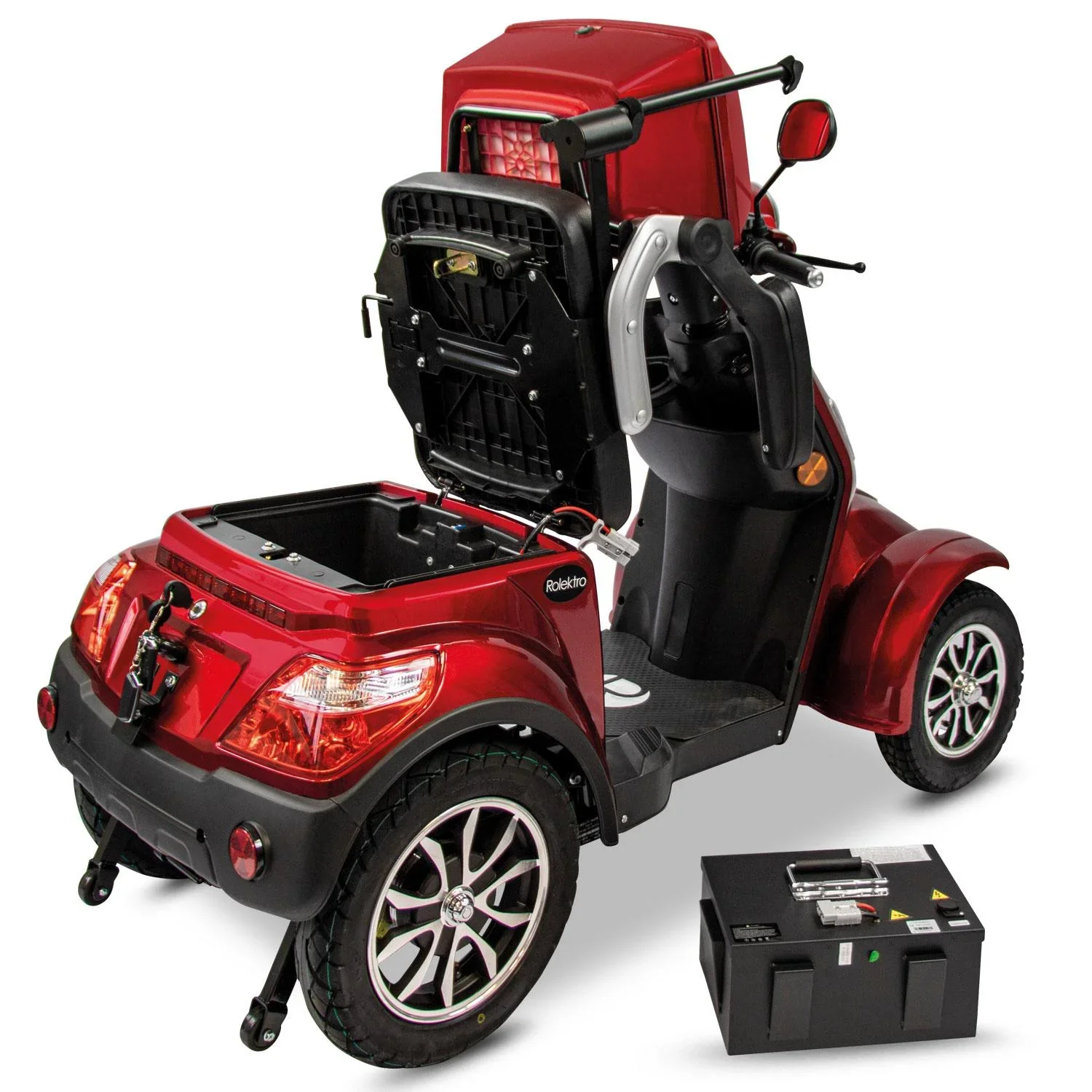 Lithium-Ionen Akku 60V 30Ah - Ersatzakku für Elektromobil E-Trike E-Quad - 2