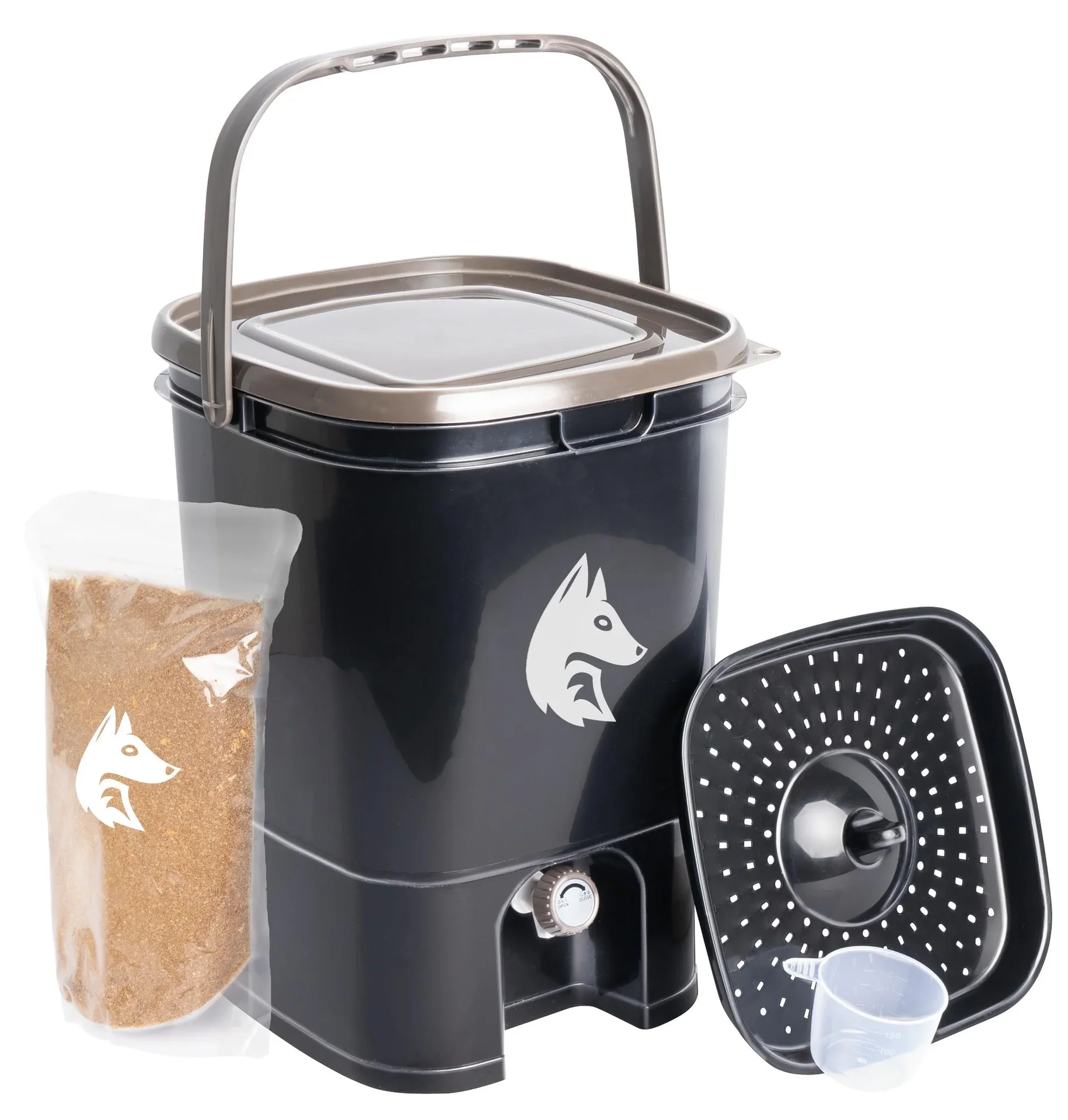 Bokashi Eimer Kompost Starter Set, 19 Liter - 1