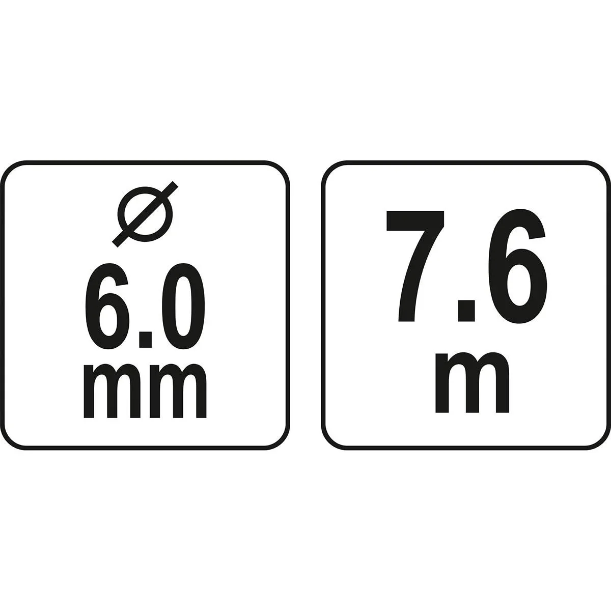 Abflussentstopfer mit Bohrer - 7,6m - 1