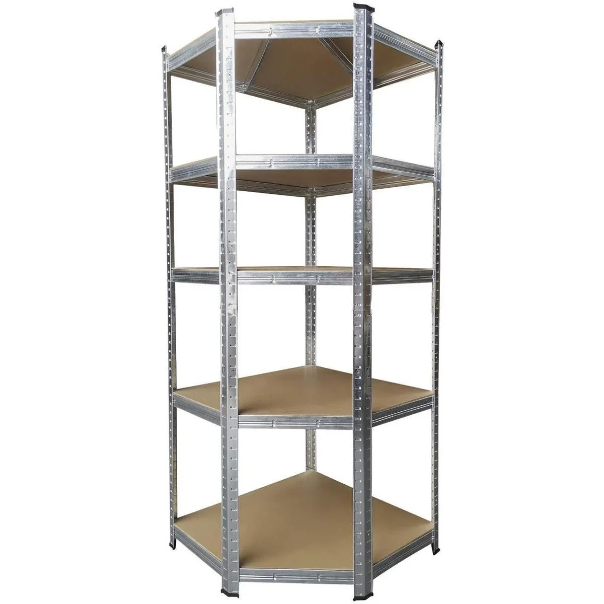 Werkzeug Ecklagerschrank - 5 Fachböden - 875 Kg Tragfähigkeit - - 1