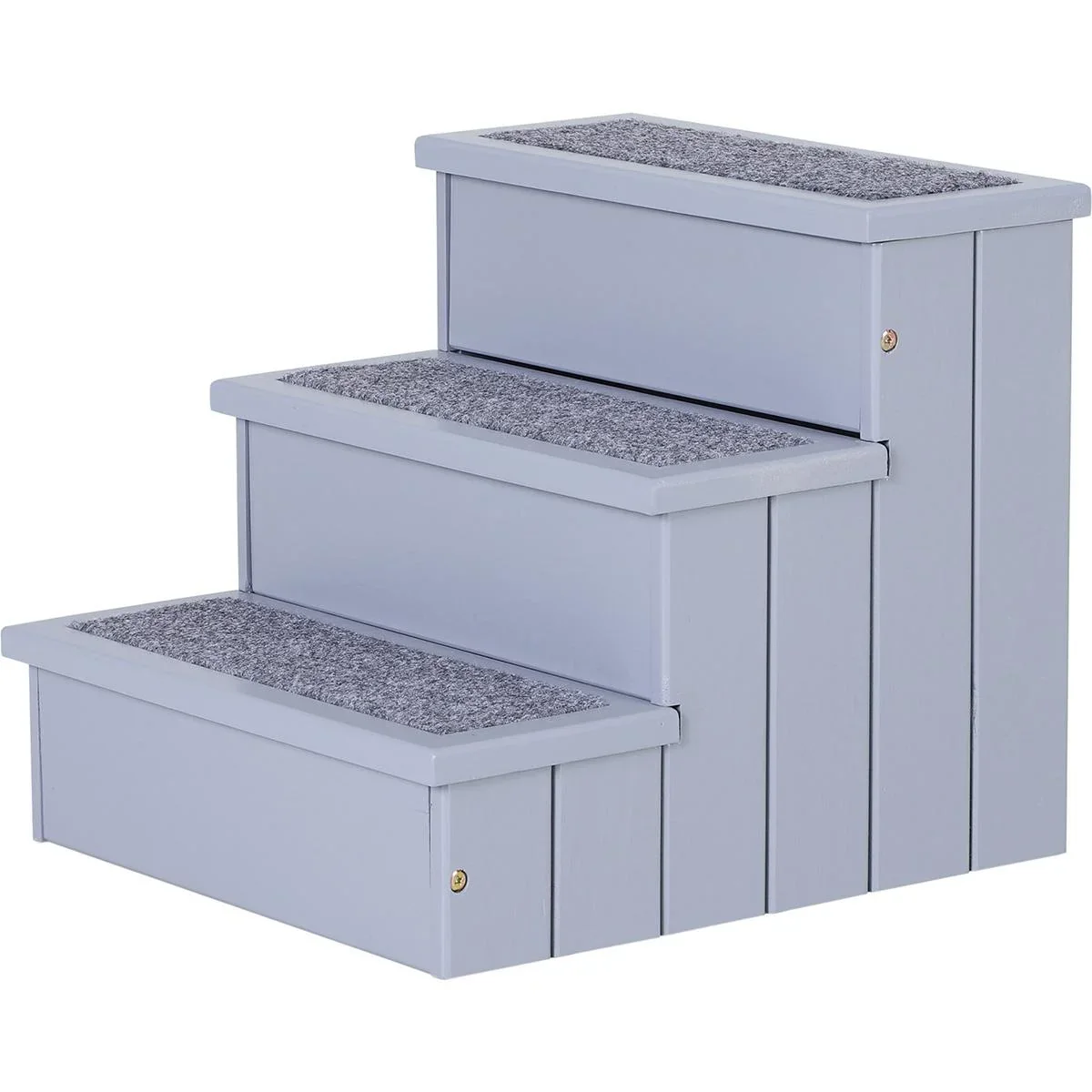 Haustiertreppe mit 3 Stufen grau - 2