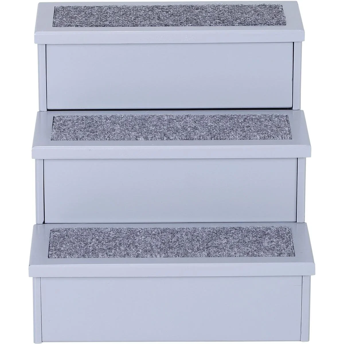 Haustiertreppe mit 3 Stufen grau - 6