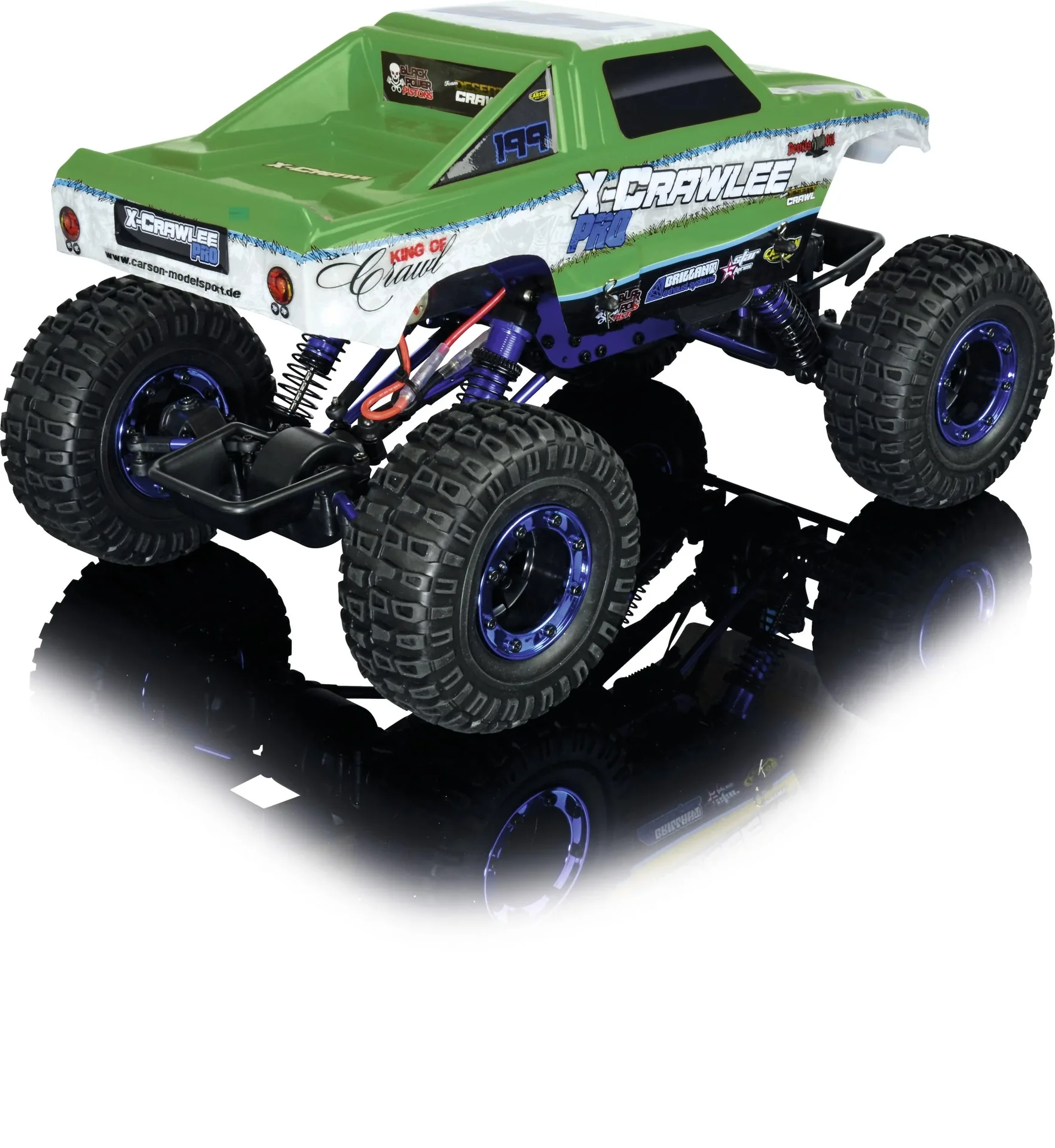 X-Crawlee XL 2.4G 100% RTR Grün, Maßstab 1:10 - 6