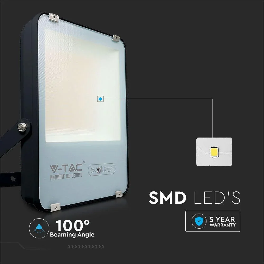 VT-49611 LED-Flutlichtstrahler - 100 W - 16000 Lm - 4000K - schwarz - 3