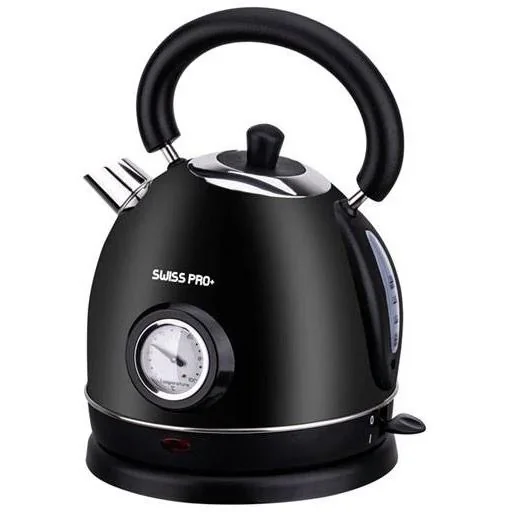 Retro-Wasserkocher - 2200W - 1,8L - Schwarz - 5