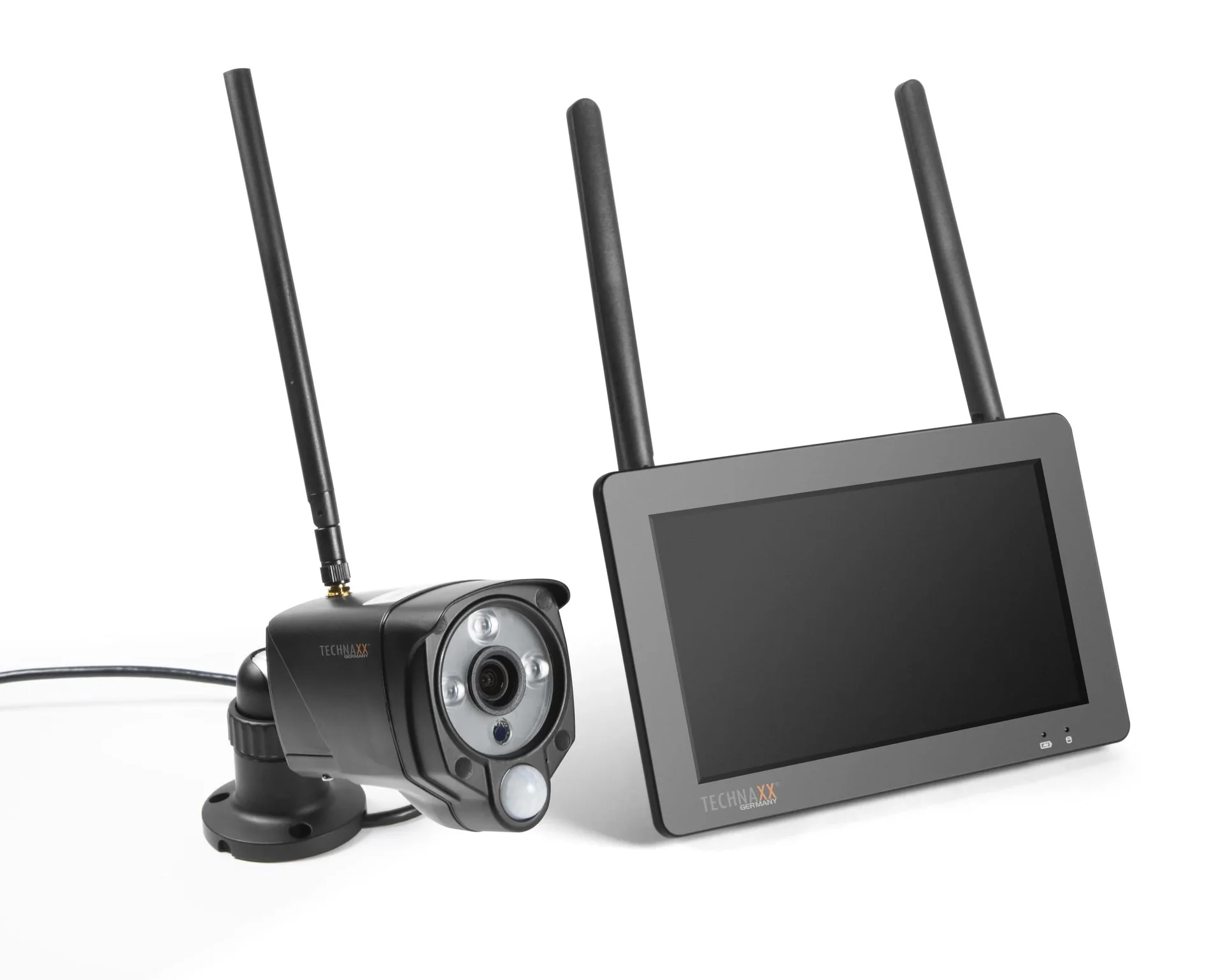 Überwachungskamera-Set TX-128 mit 7"-Touchscreen - 2