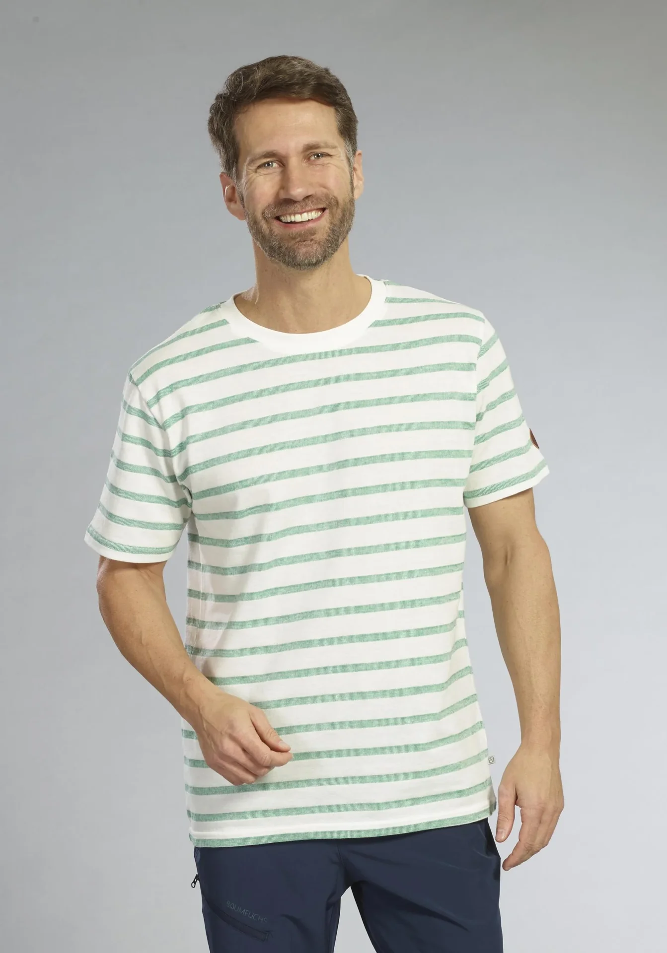 T-Shirt, Farbe grün-gestreift, Gr.M - 0
