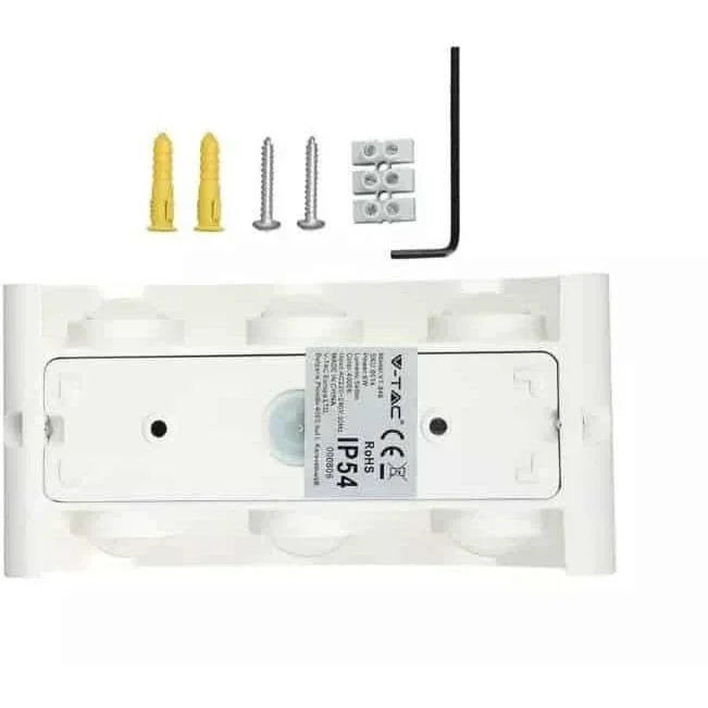 VT-846 LED-Wandleuchte oben / unten - 5W - 630 Lm - 3000K - Weiß - 3