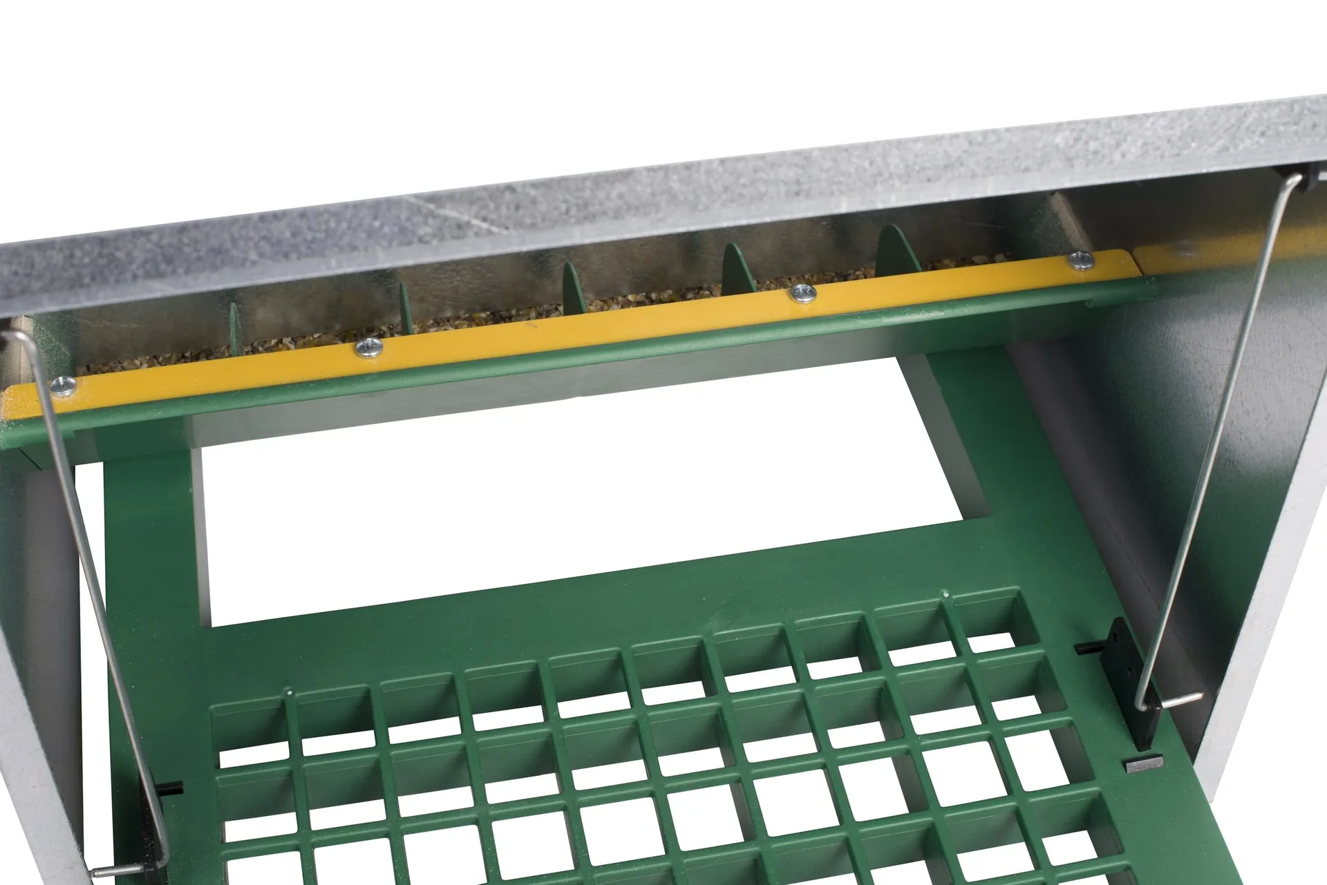 Geflügelfutterautomat mit Trittplatte für 12 kg Futter - 2