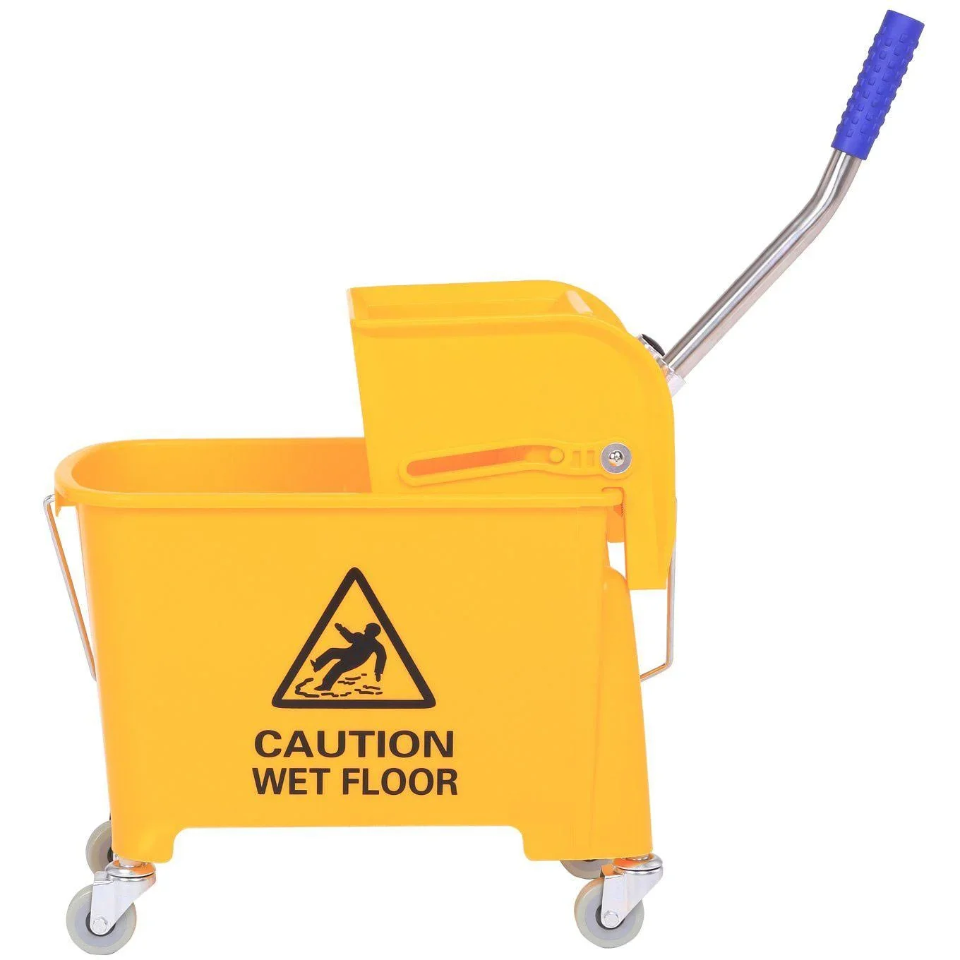 Putzwagen Putzeimer mit Presse 20L Gelb - 2