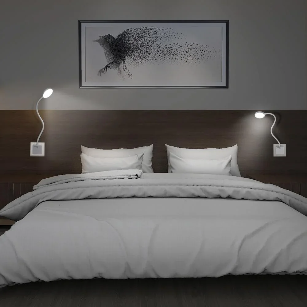 LED-Wandleuchte Iys White mit Fernbedienung - 2