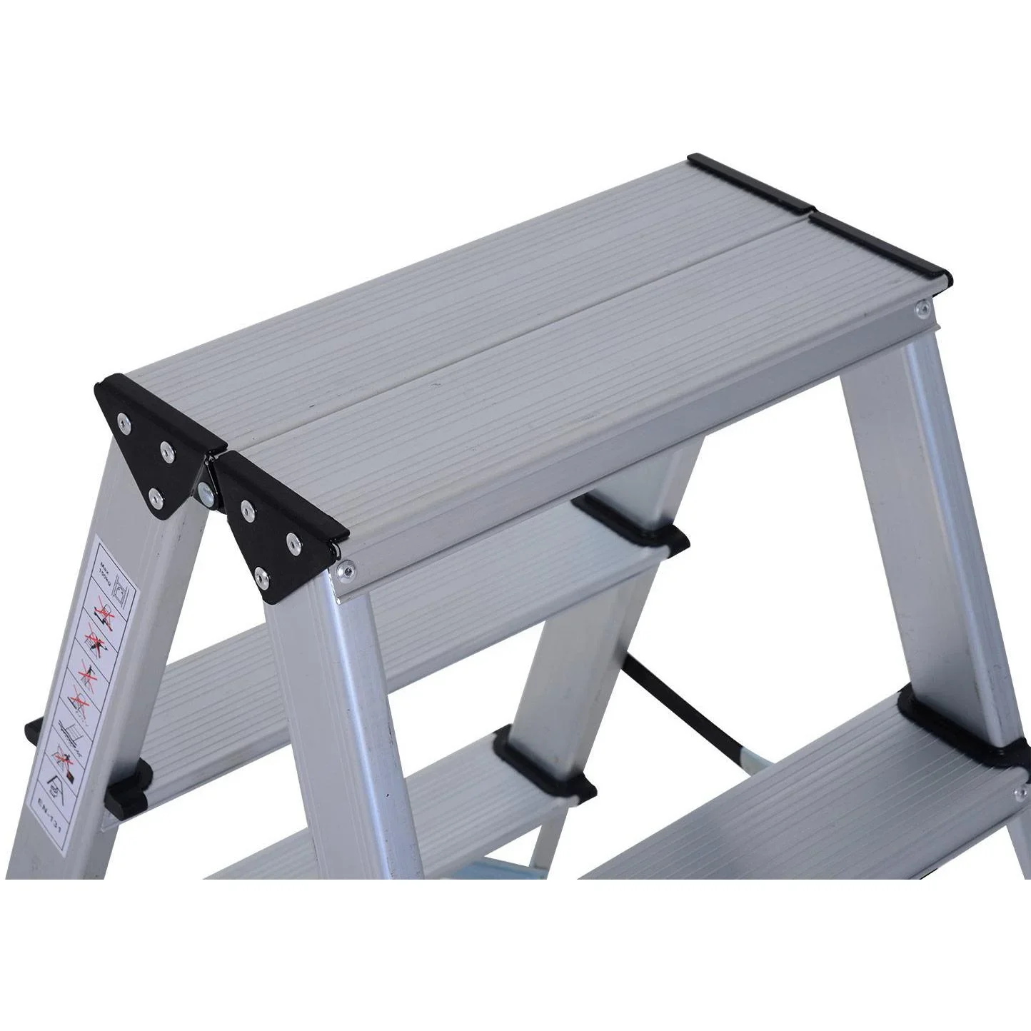 Trittleiter Aluleiter Klapptritt 3 Stufen - 5