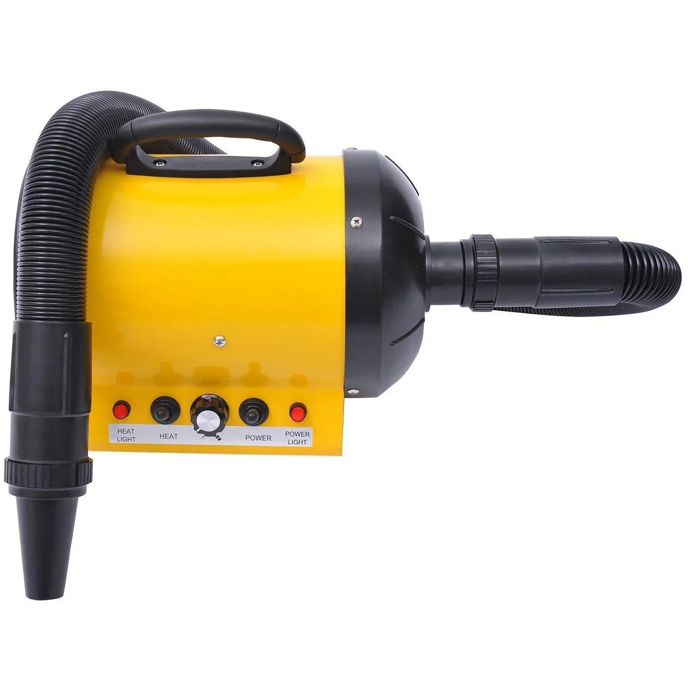 Profi Hundefön Tierfön: 2400W in Gelb/Schwarz - 1
