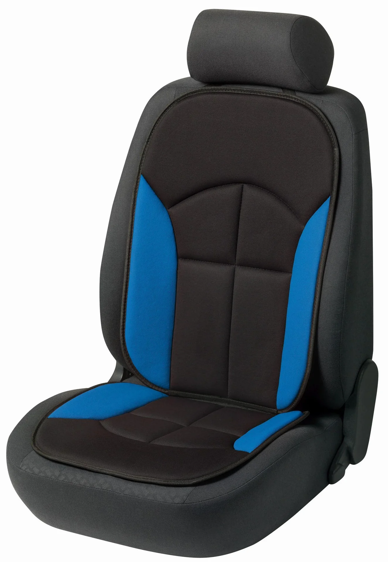 Sitzaufleger "Norvara" schwarz - blau - 0