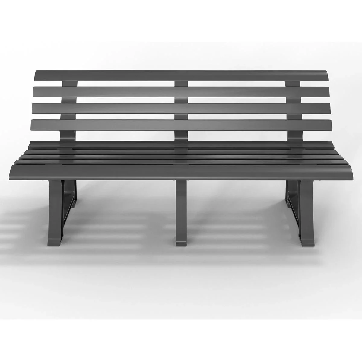 Gartenbank Orchidea anthrazit 145x49x74 cm - 2