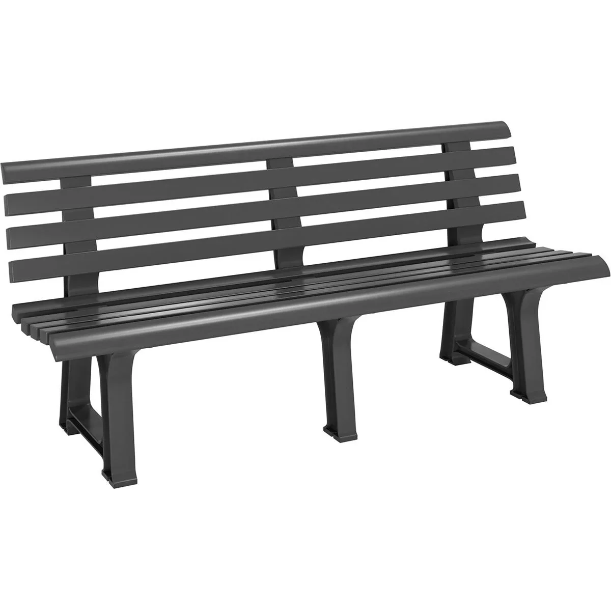 Gartenbank Orchidea anthrazit 145x49x74 cm - 3