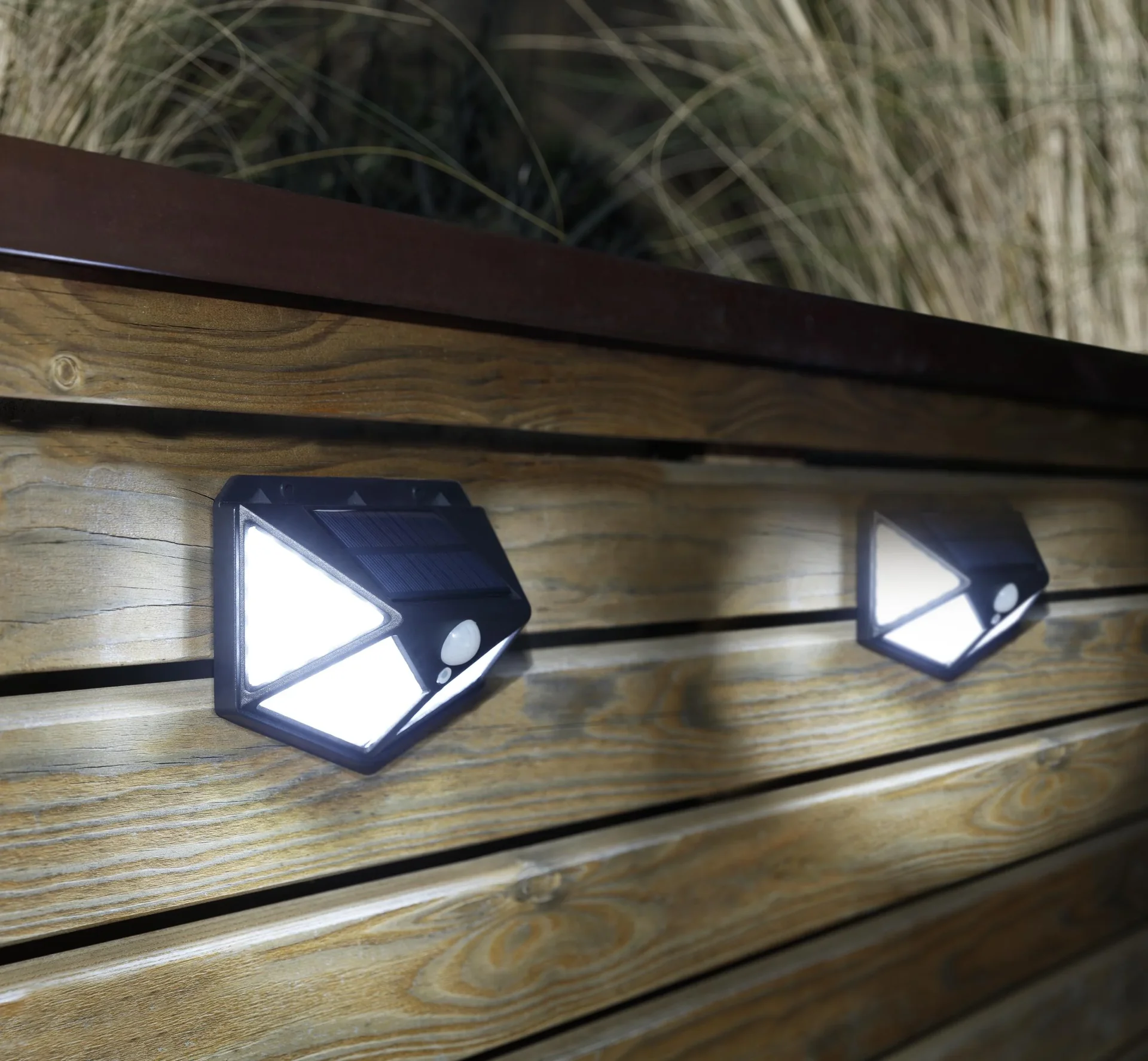 Solar Wandleuchte mit Bewegungsmelder - 2er Set - 0