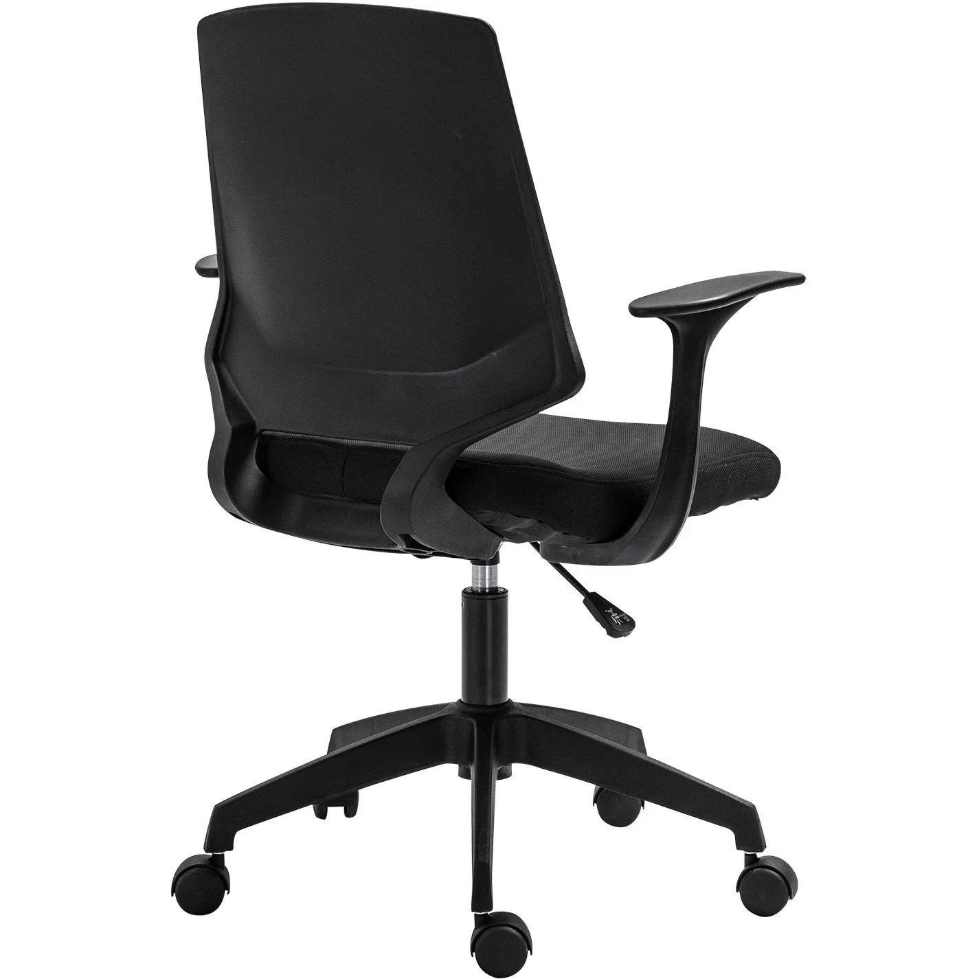 Drehstuhl Bürostuhl Schreibtischstuhl rollbar höhenverstellbar ergonomisch gepolstert Schwarz 62 x 55 x (92 101) cm - 2