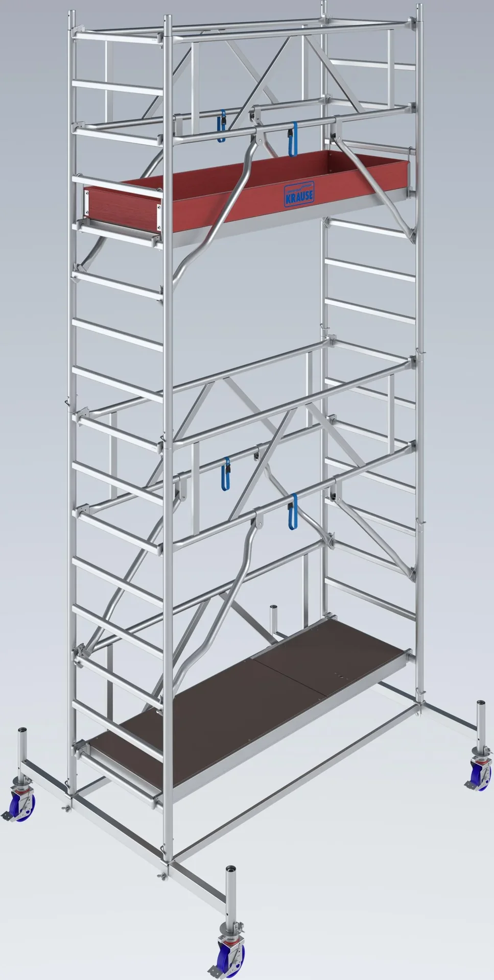 STABILO Fahrgerüst Serie 10, Feldlänge 2 m, Arbeitshöhe ca. 5,40 m - 0