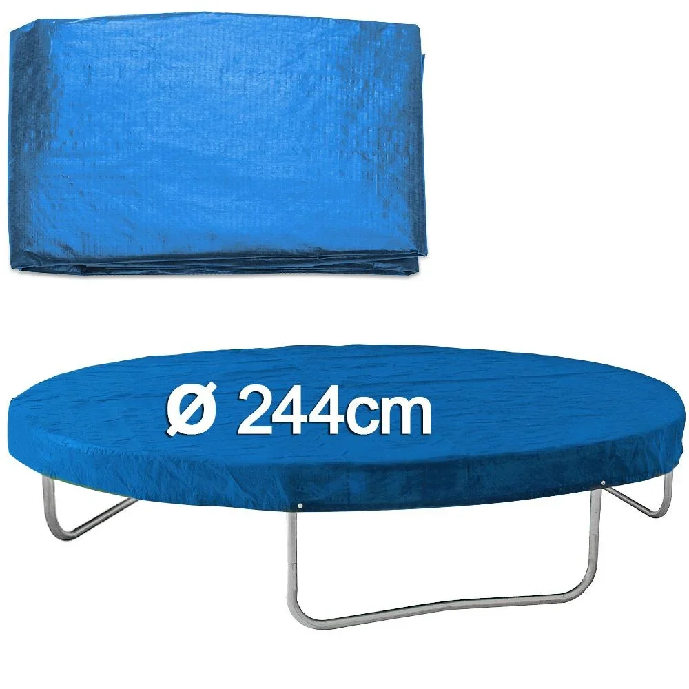 Trampolin-Abdeckung blau Ø244cm - 0