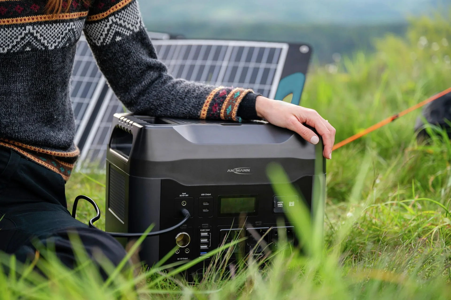 Solarmodul mit Tragegriff 100 Watt, faltbar - 8