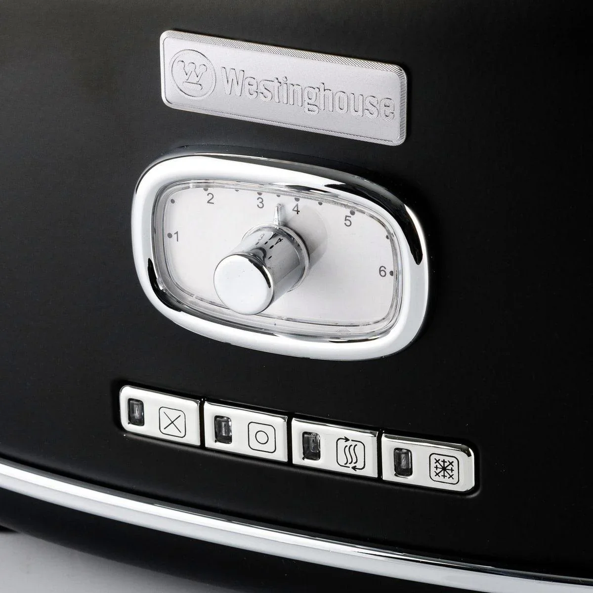 Retro-Toaster - 2-Scheiben-Toaster - Schwarz - 3
