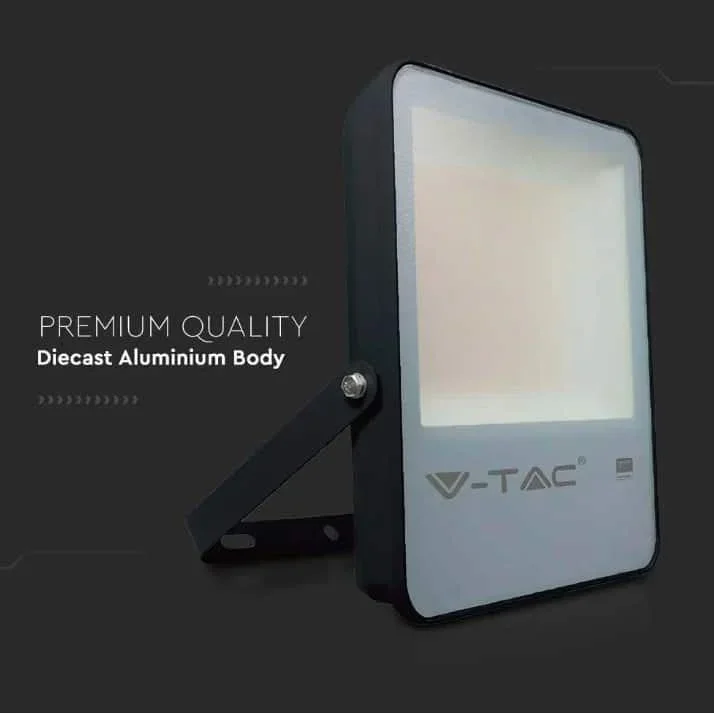 VT-32 LED-Flutlicht - 30 W - 4100 Lm - 6500K - schwarz - Extra effizient - 7