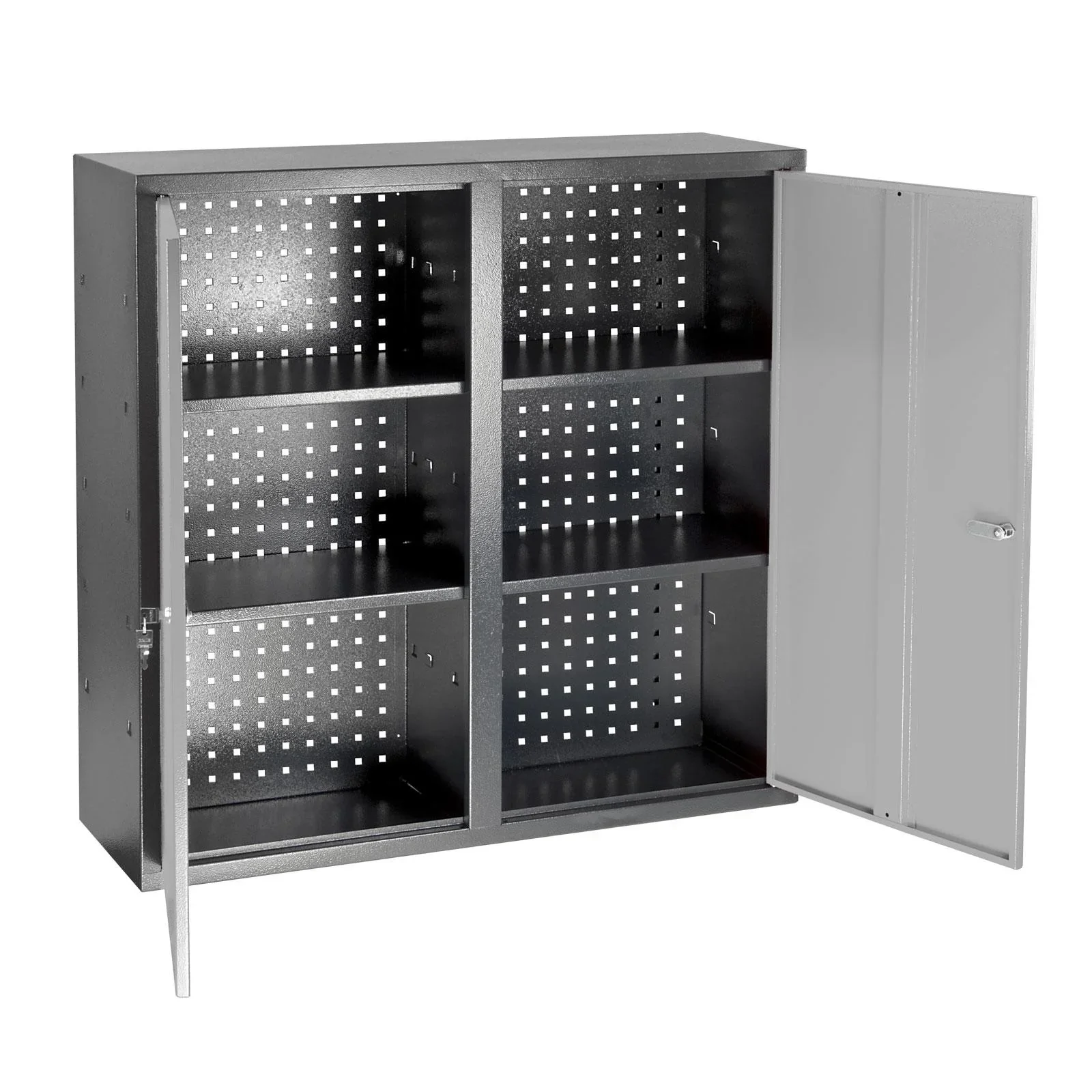 Wandschrank 2-türig mit Lochwand - 1