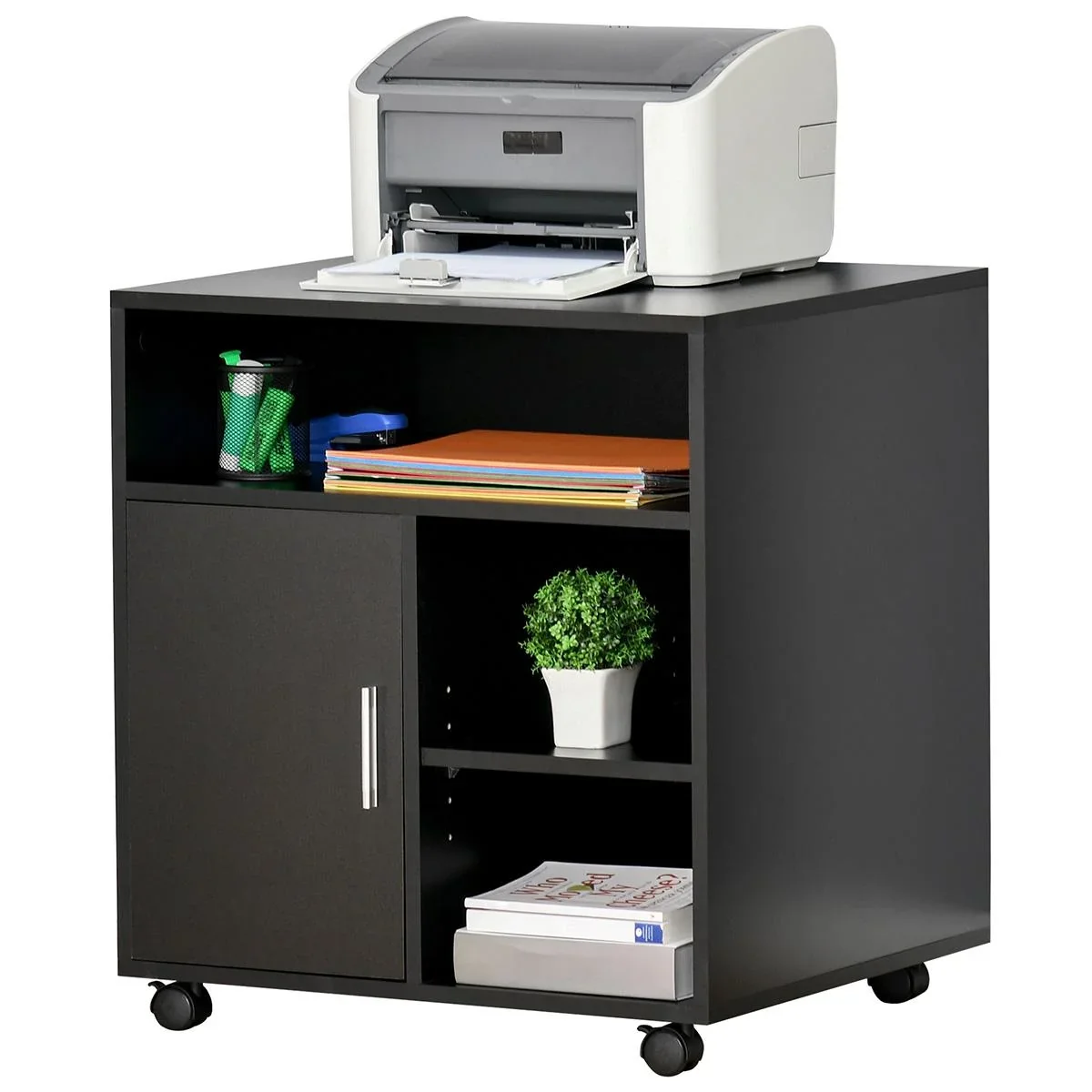 Druckerständer Bürowagen Schrank - 0