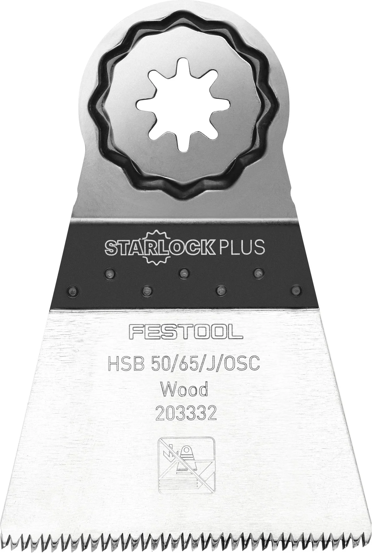 Holz-Sägeblatt HSB 50/65/J/OSC/5 für Oszillierer OSC 18 - 1