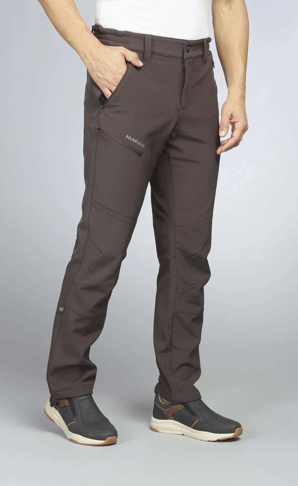 Outdoorhose mit Futter, Farbe braun, Gr.48 - 3