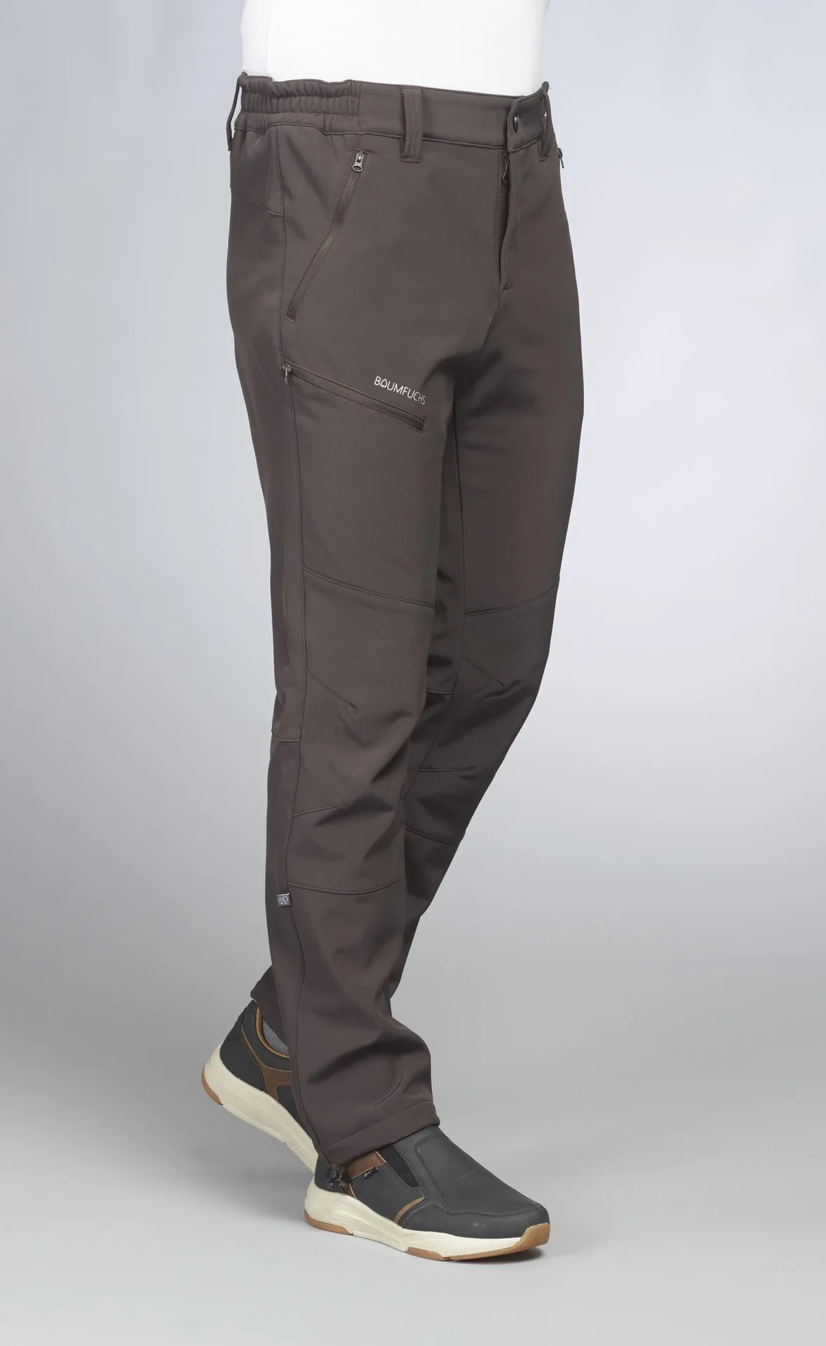 Outdoorhose mit Futter, Farbe braun, Gr.48 - 8