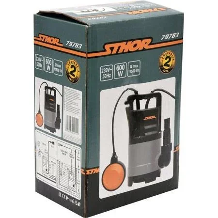 Unterwasserpumpe - 600W - 11.500l/h - 1