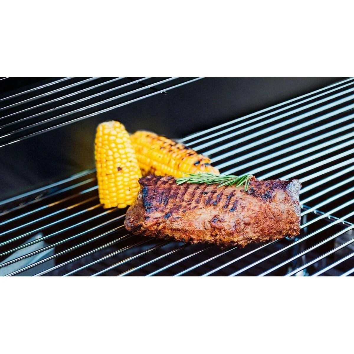 Vargan Gasgrill - 3 Brenner - Grillfläche 38 x 24,5 cm - Schwarz - 1