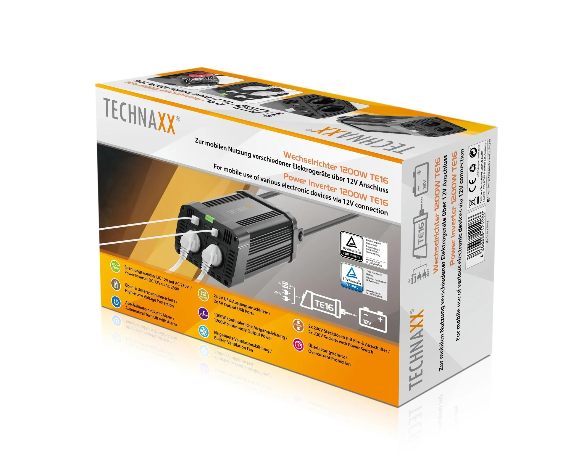 Wechselrichter 1200W TE16 - 2