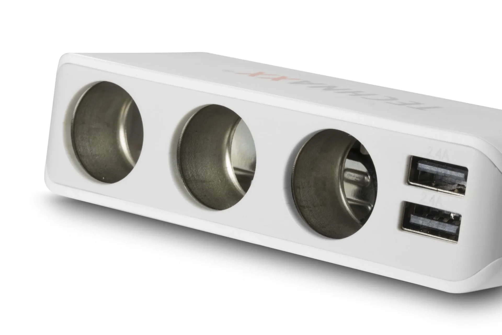 Universales Autoladegerät mit 4 USB-Anschlüssen und 3-fach KFZ-Verteiler - 2