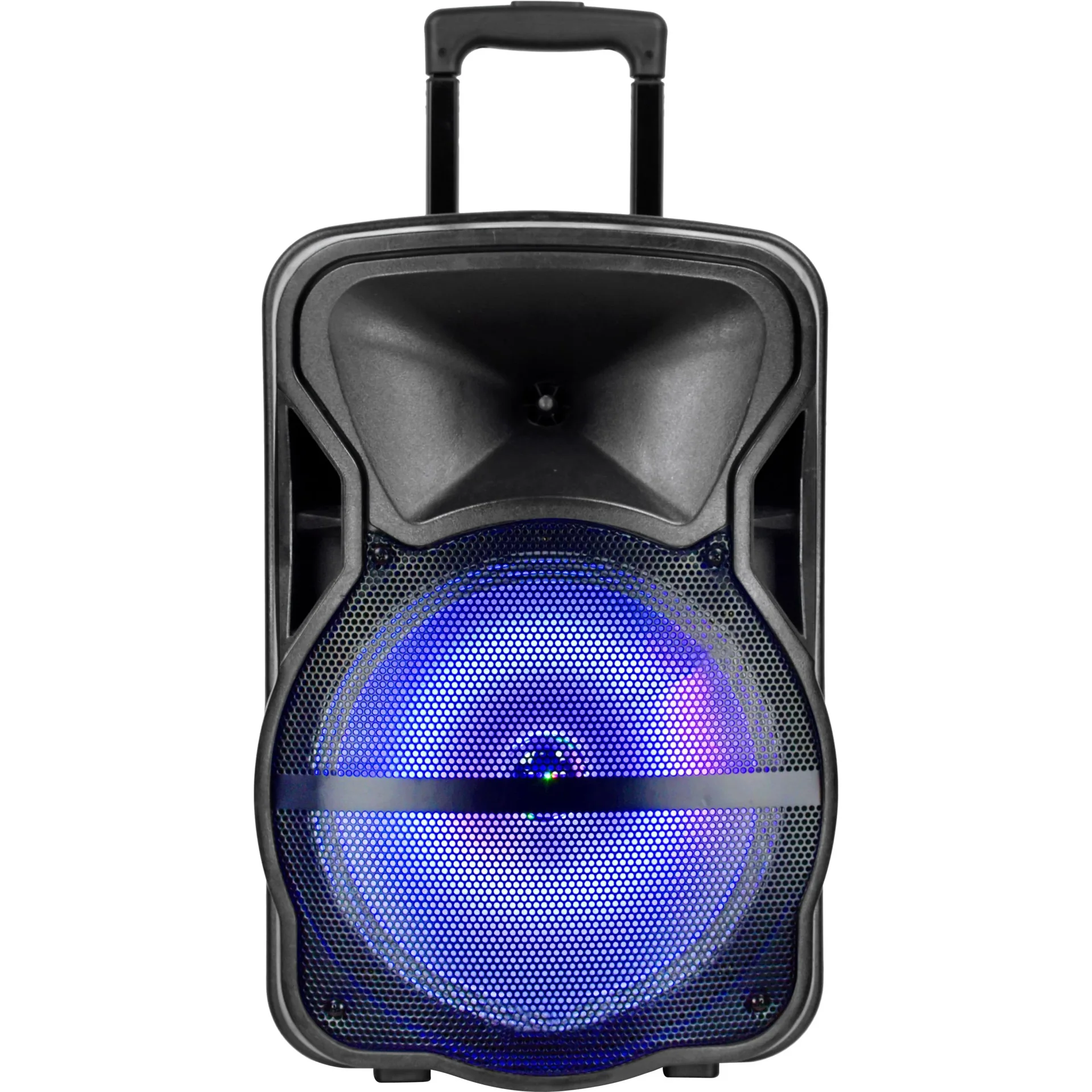 VT-6315 Mobiler batteriebetriebener Lautsprecher mit Bluetooth, 1 drahtloses Mikrofon, 1 kabelgebundenes Mikrofon und LE - 6