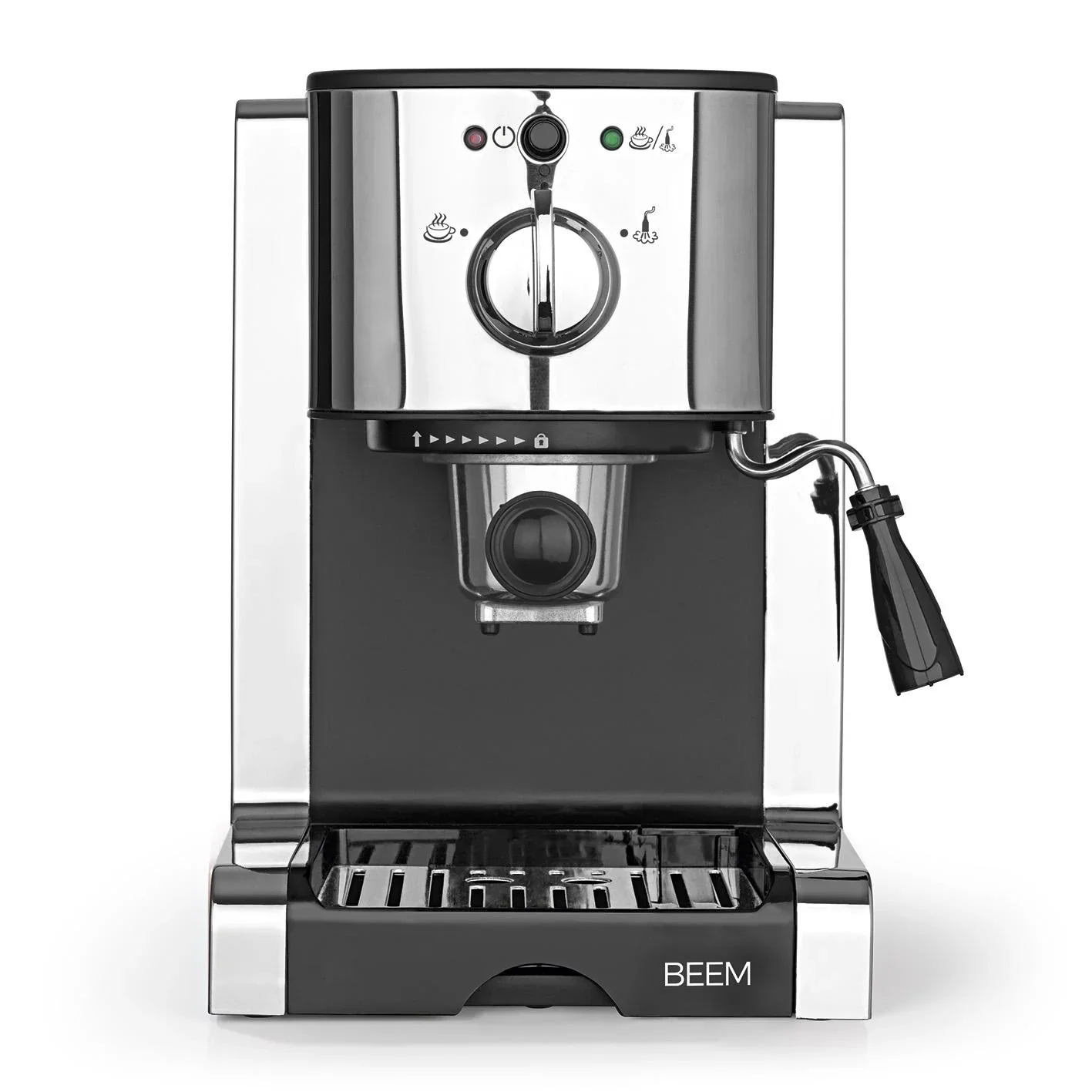 Espresso Perfekt, Siebträger-Maschine, silber - 1