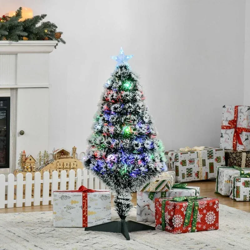 künstlicher Weihnachtsbaum mit LED-Licht Sieben-Farben-Lichtleiter - 2