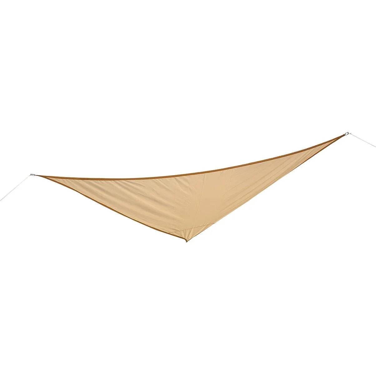 Sonnensegel Dreieck/3x3x3 m Sand Polyester - wasserabweisend - 1