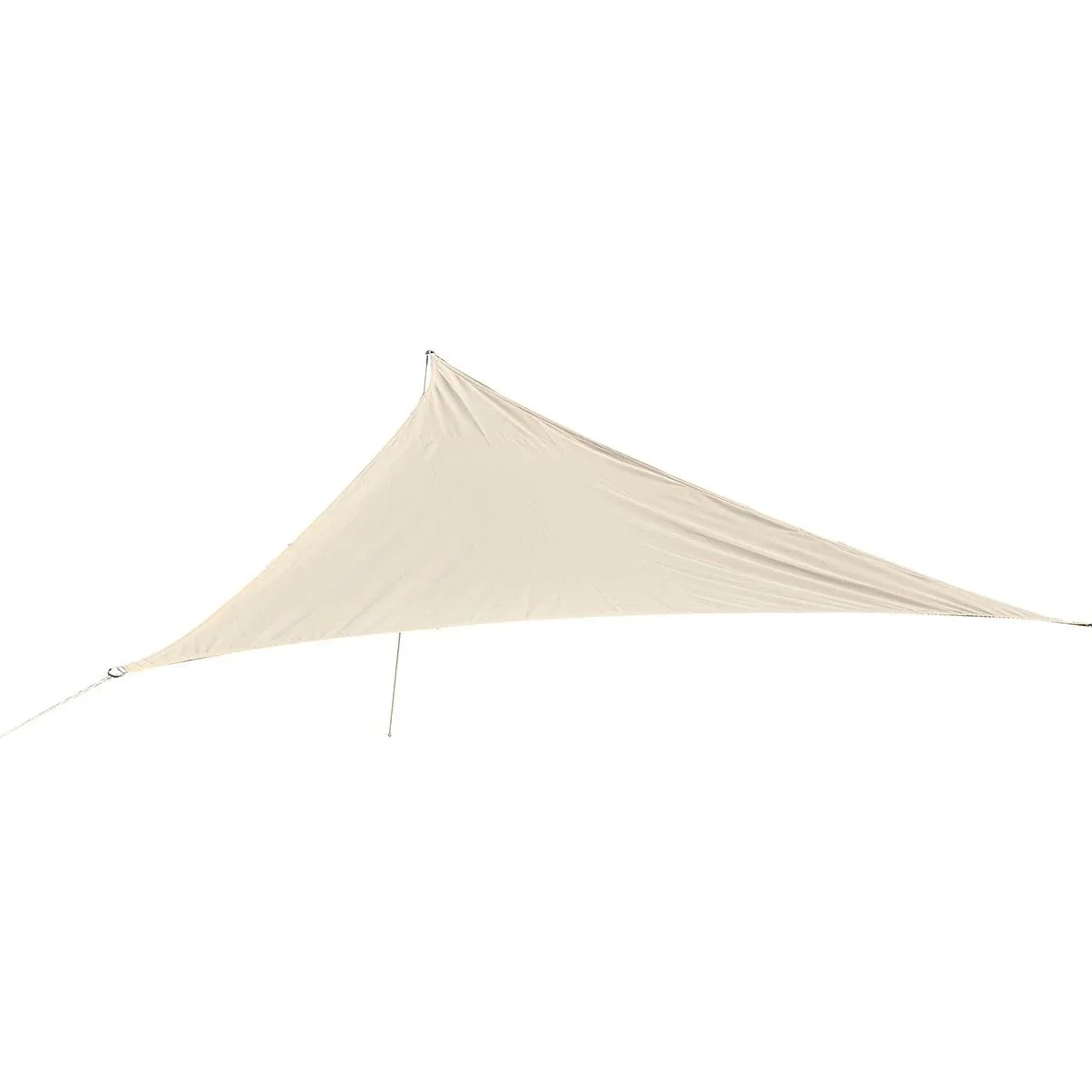 Sonnensegel Dreieck/3x3x3 m Sand Polyester - wasserabweisend - 2