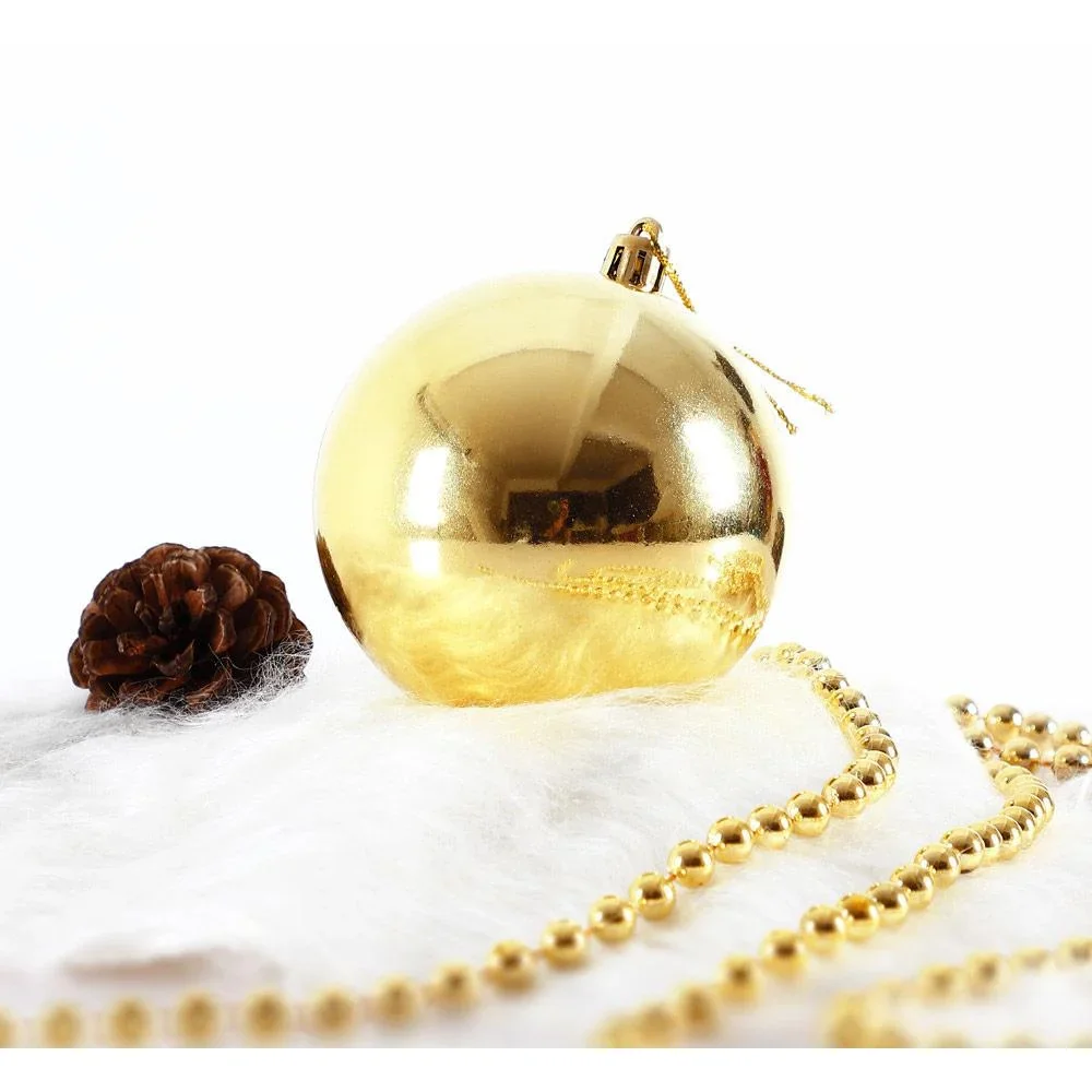 Weihnachtskugeln - Christbaumschmuck - Gold 103 Stk. - 1