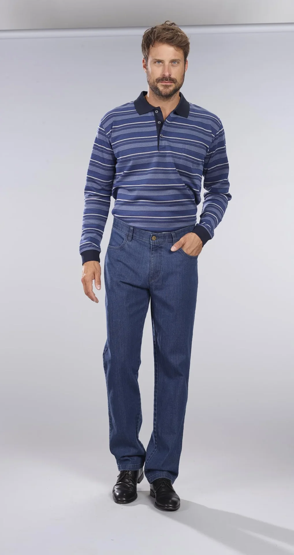 Komfortjeans, Farbe bluestone, Gr.48 - 8