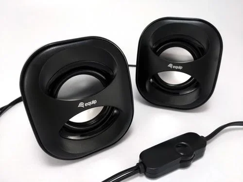 Mini USB Lautsprecher für Notebook/PC in schwarz - 1