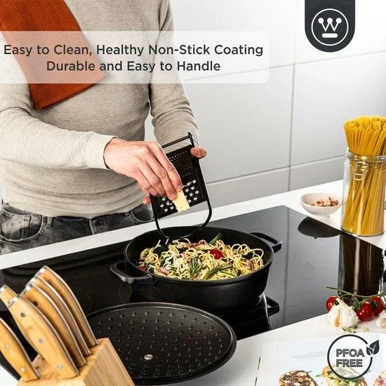 Performance Series Bratpfanne - Sauteuse - Backofen geeignet - 28 cm - Schwarz - 3