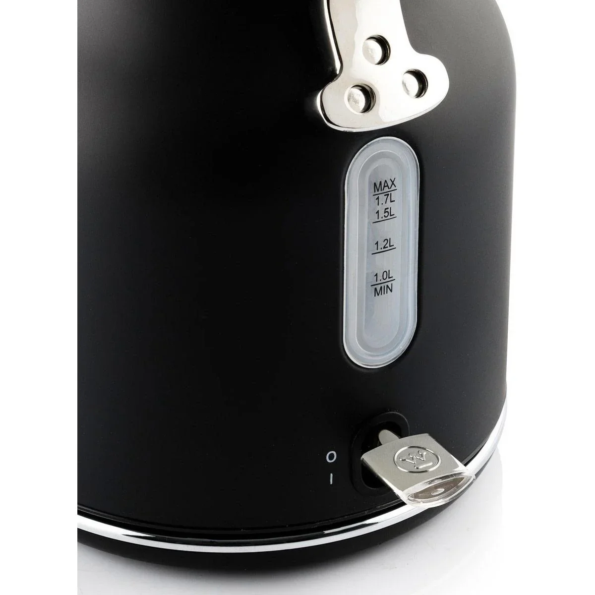 Retro-Wasserkocher - 1,7 Liter - Schwarz - 1