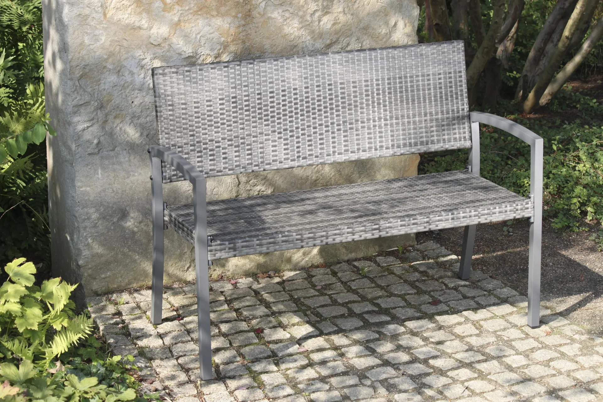 Gartenbank "Sanremo" grau - 1