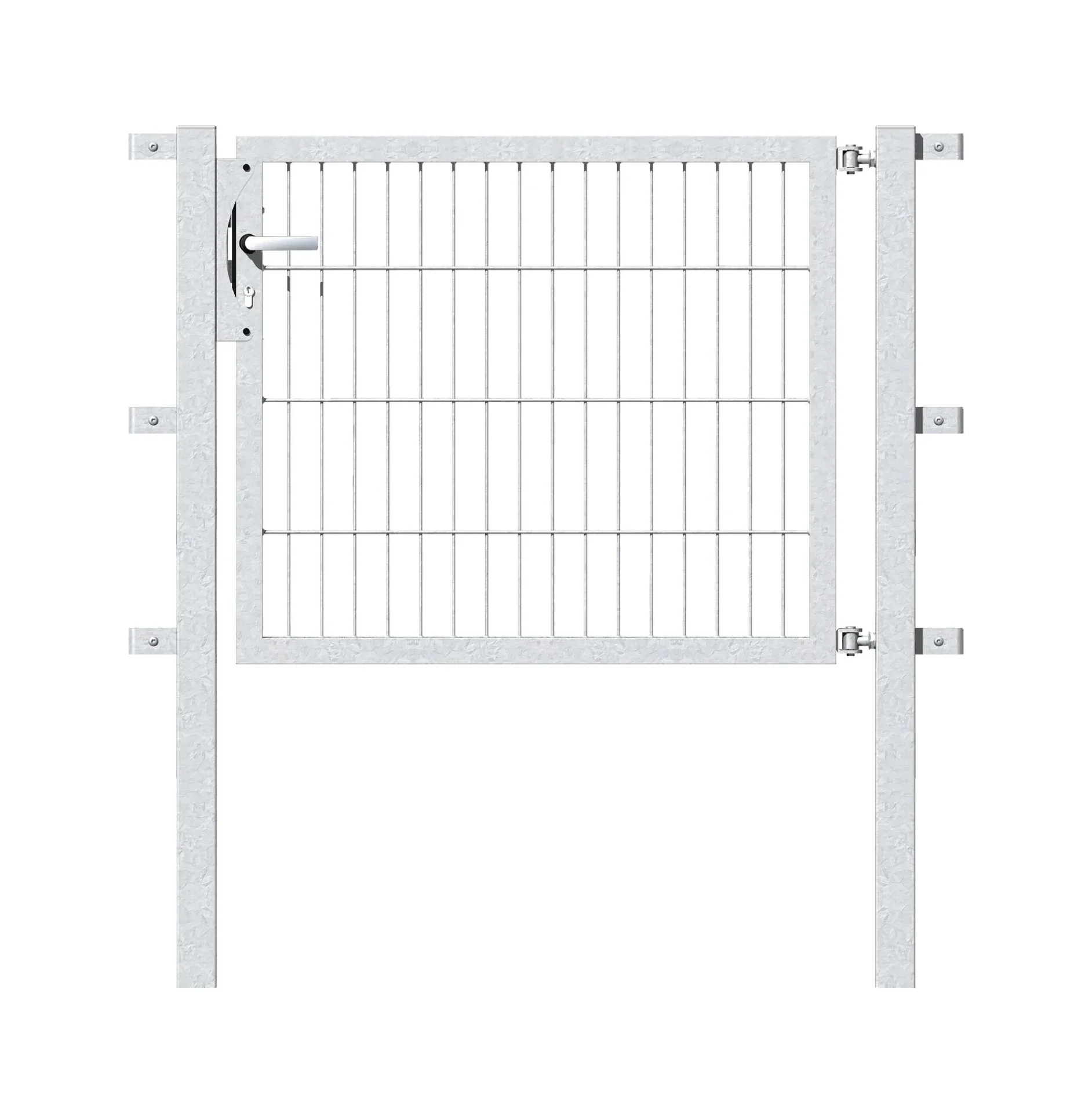 Einzeltor Flexo mit Zubehör, feuerverzinkt/ Breite 100 cm, Höhe 80 cm - 1
