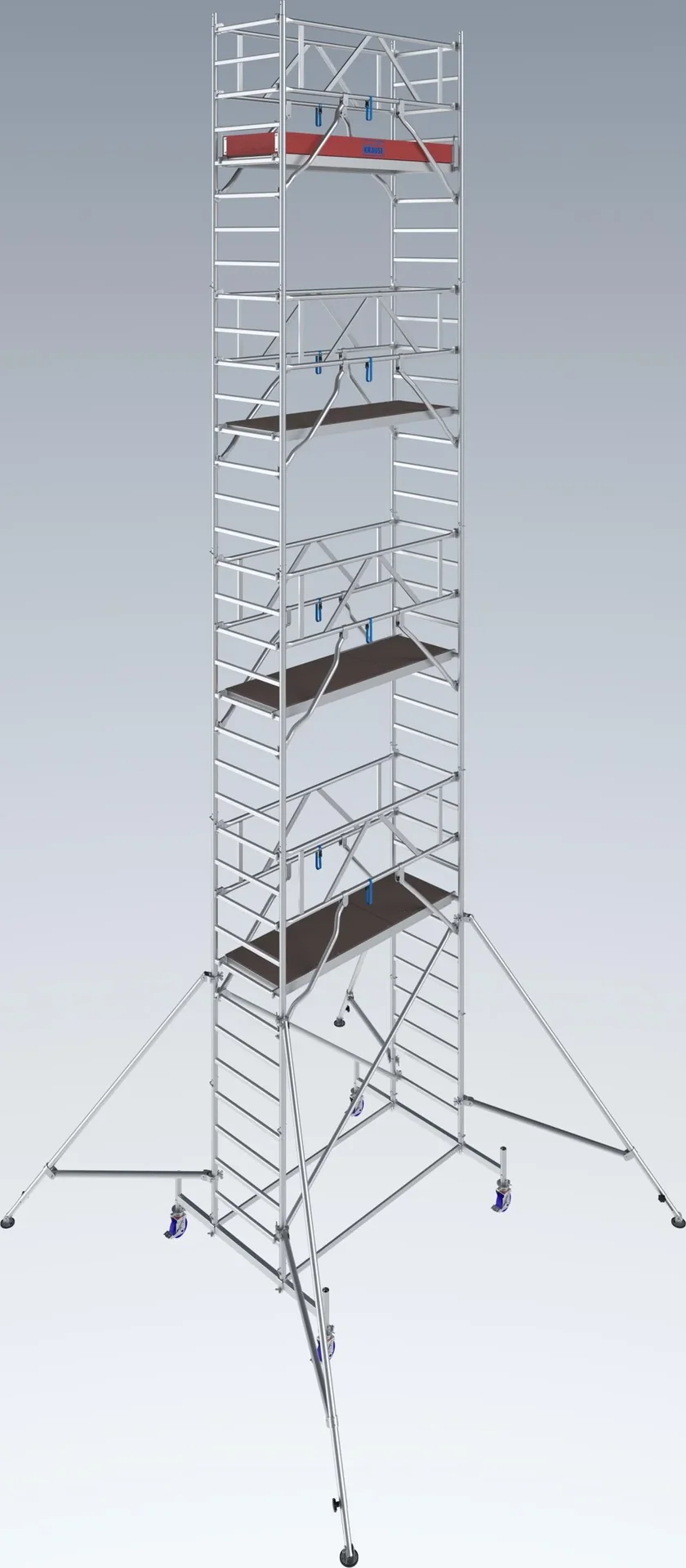 STABILO Fahrgerüst Serie 10, Feldlänge 2 m, Arbeitshöhe ca. 10,40 m - 0